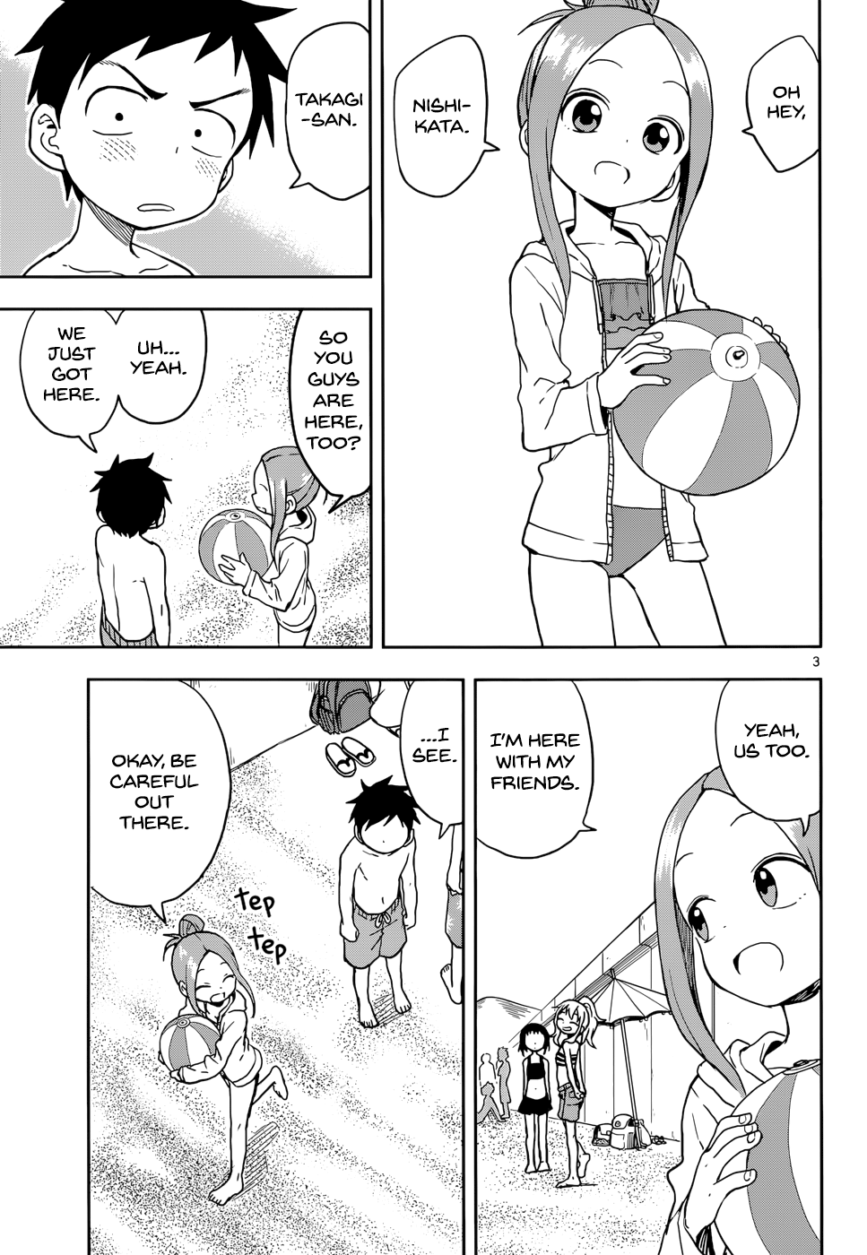 Karakai Jouzu No Takagi-San - Chapter 112: Swimming At The Beach