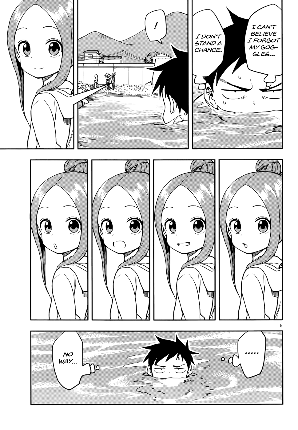 Karakai Jouzu No Takagi-San - Chapter 112: Swimming At The Beach