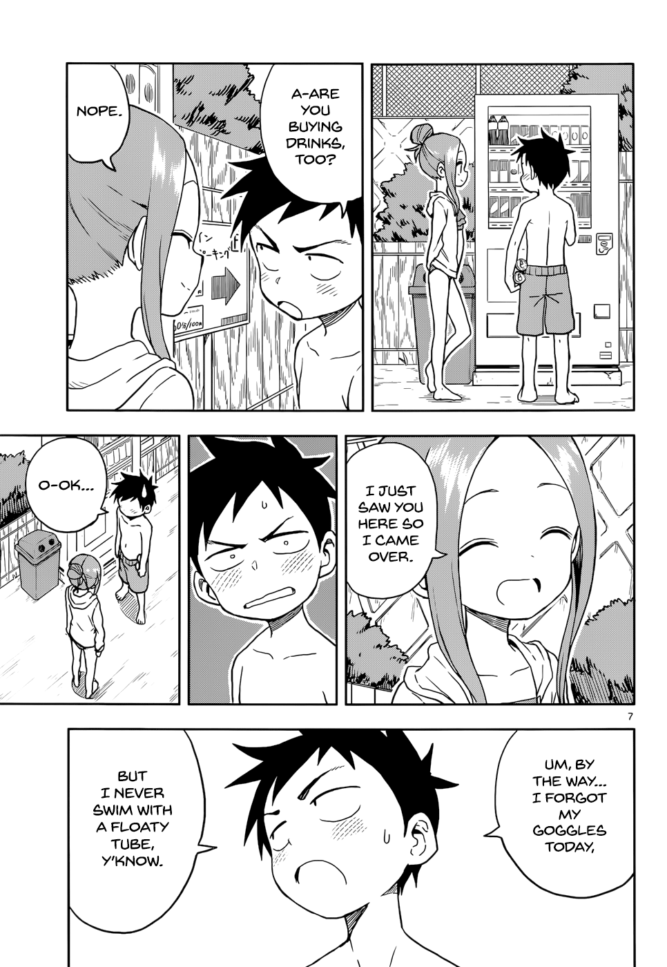 Karakai Jouzu No Takagi-San - Chapter 112: Swimming At The Beach