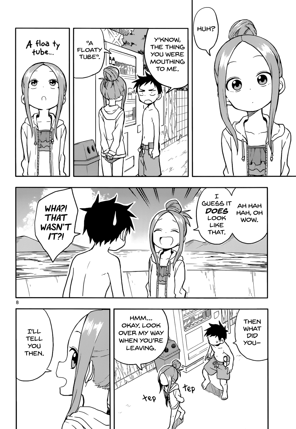 Karakai Jouzu No Takagi-San - Chapter 112: Swimming At The Beach