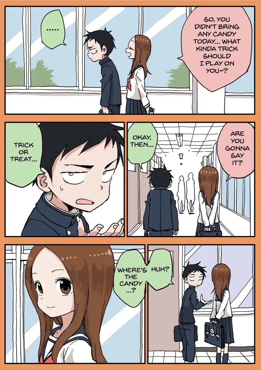 Karakai Jouzu No Takagi-San - Chapter 90.5: Halloween Short (2018)