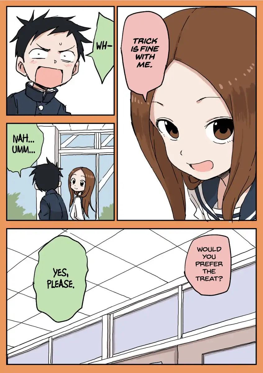 Karakai Jouzu No Takagi-San - Chapter 90.5: Halloween Short (2018)