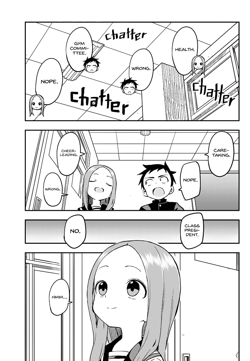 Karakai Jouzu No Takagi-San - Chapter 166: Picking A Committee