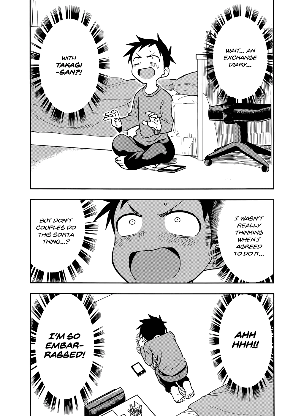 Karakai Jouzu No Takagi-San - Chapter 136: Exchange Diary