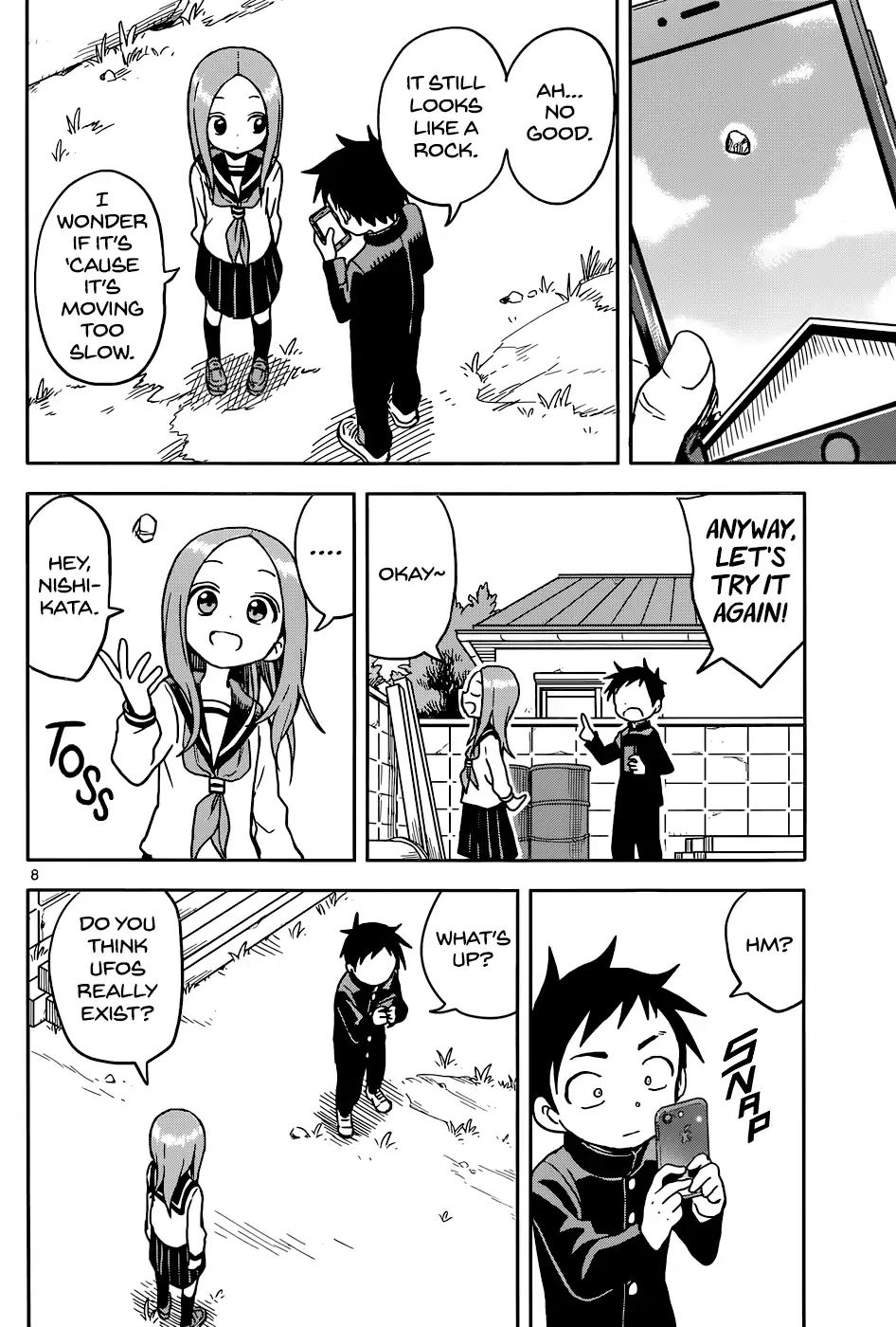 Karakai Jouzu No Takagi-San - Chapter 98: Ufo