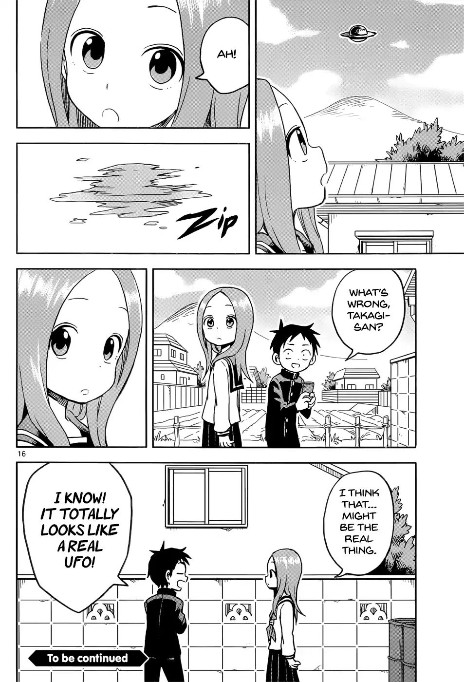 Karakai Jouzu No Takagi-San - Chapter 98: Ufo