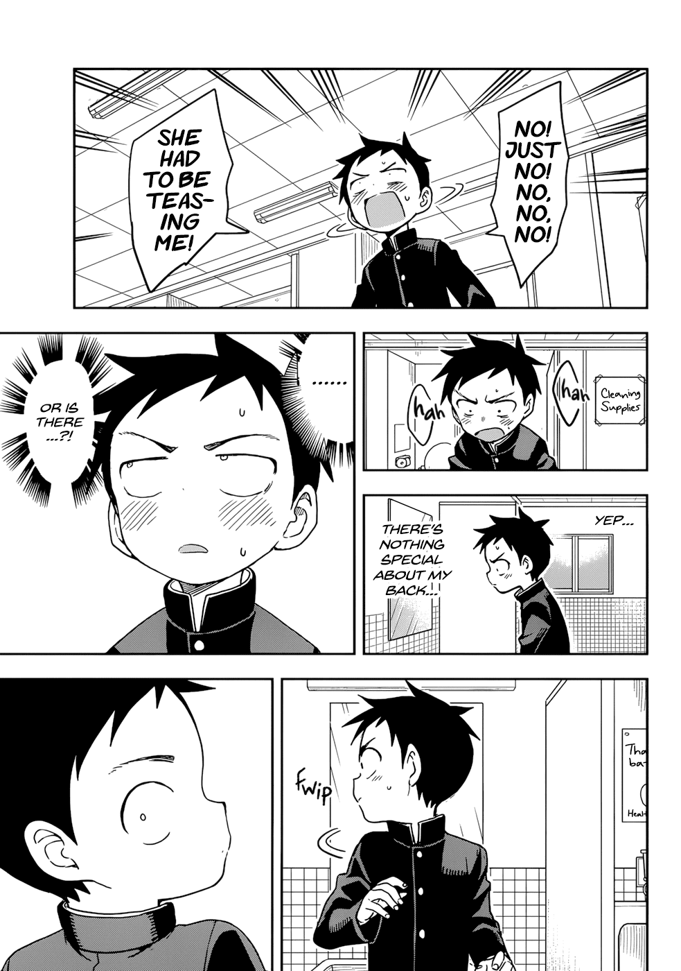 Karakai Jouzu No Takagi-San - Chapter 149: Guys' Backs