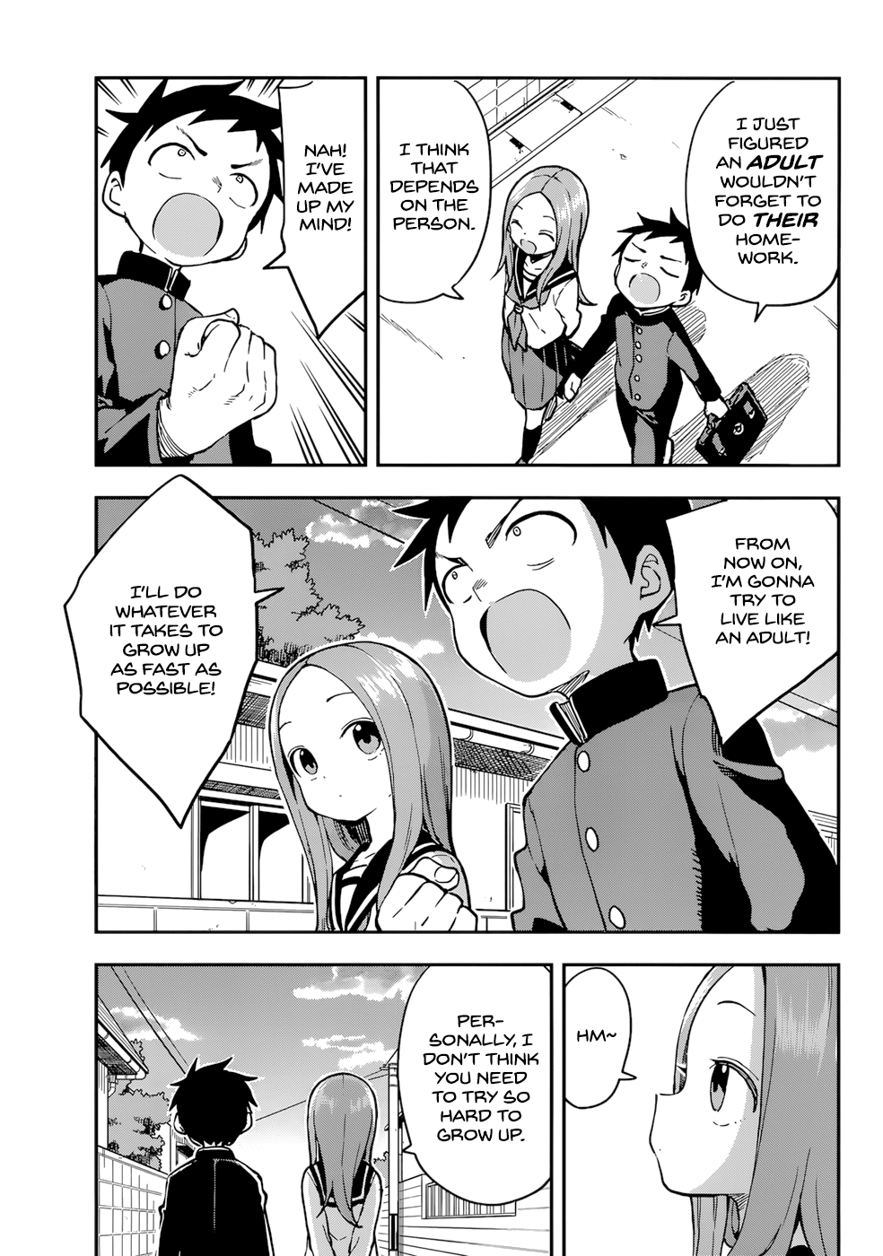 Karakai Jouzu No Takagi-San - Chapter 157: Playing With Shadows