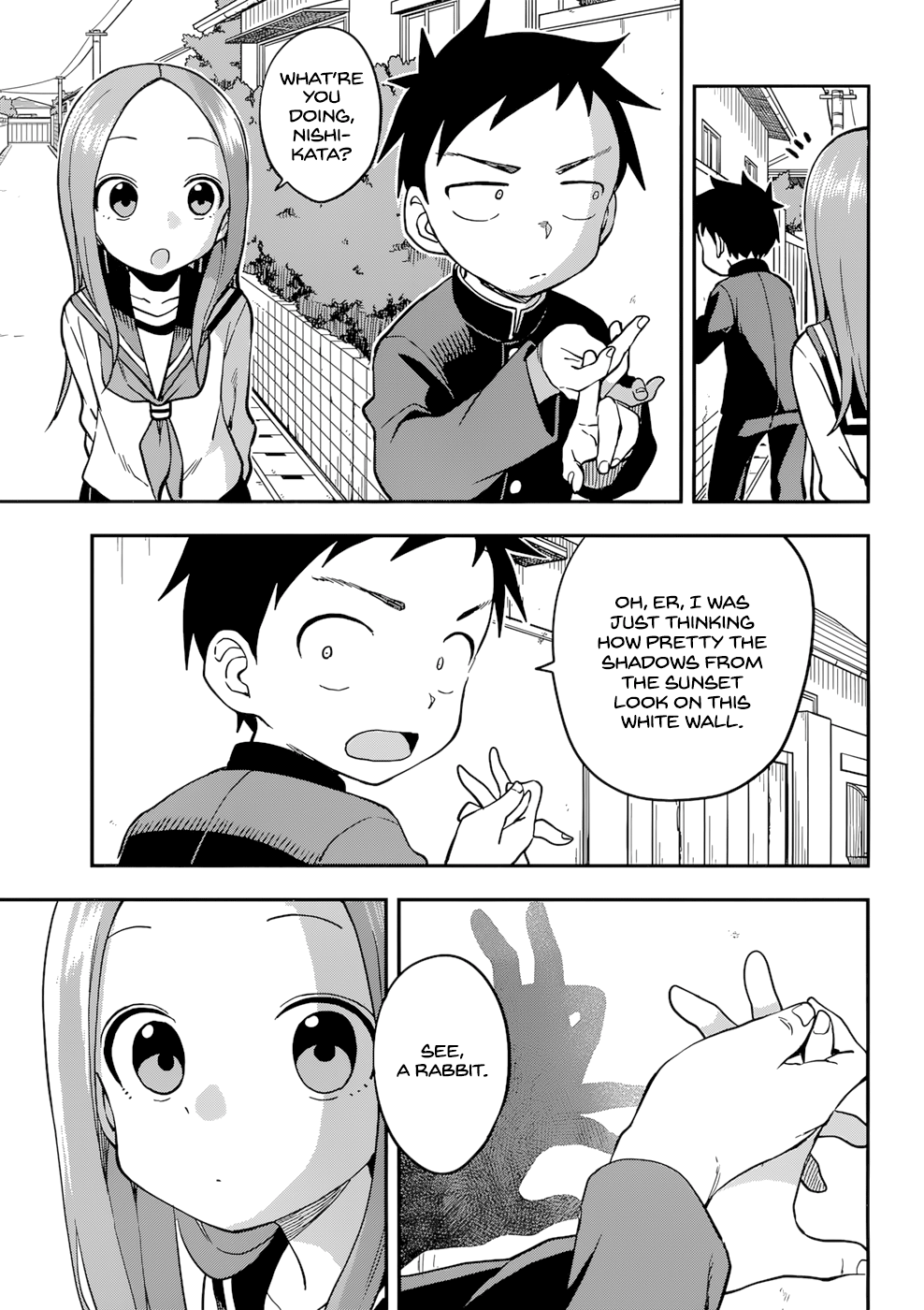 Karakai Jouzu No Takagi-San - Chapter 157: Playing With Shadows