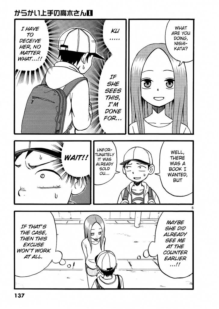 Karakai Jouzu No Takagi-San - Vol.1 Chapter 9 : Bookstore