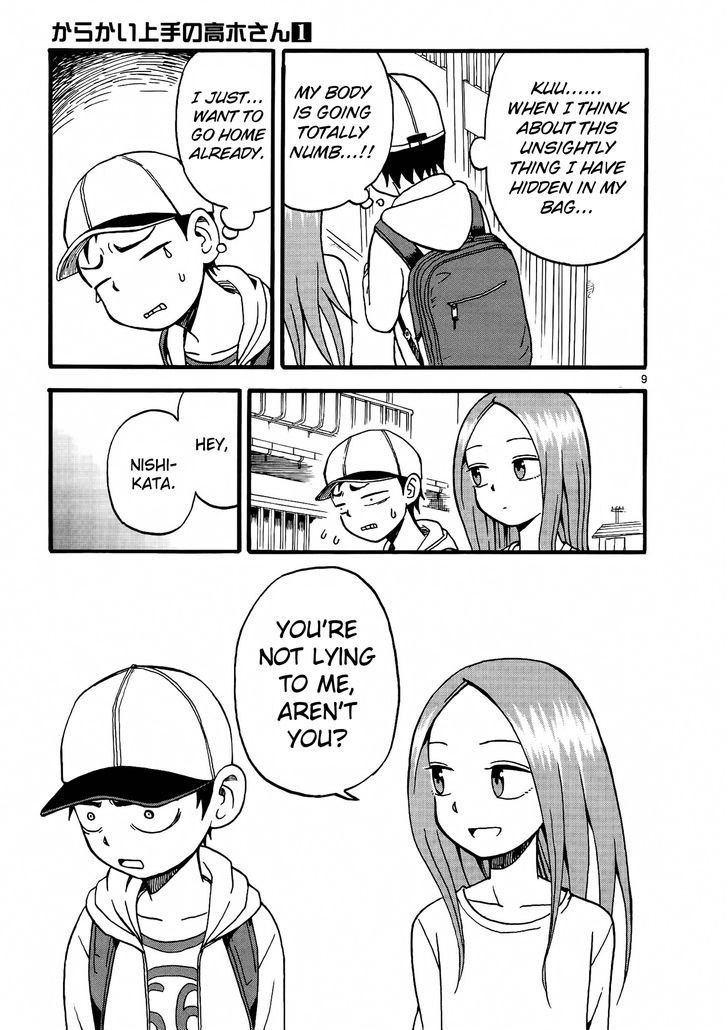 Karakai Jouzu No Takagi-San - Vol.1 Chapter 9 : Bookstore