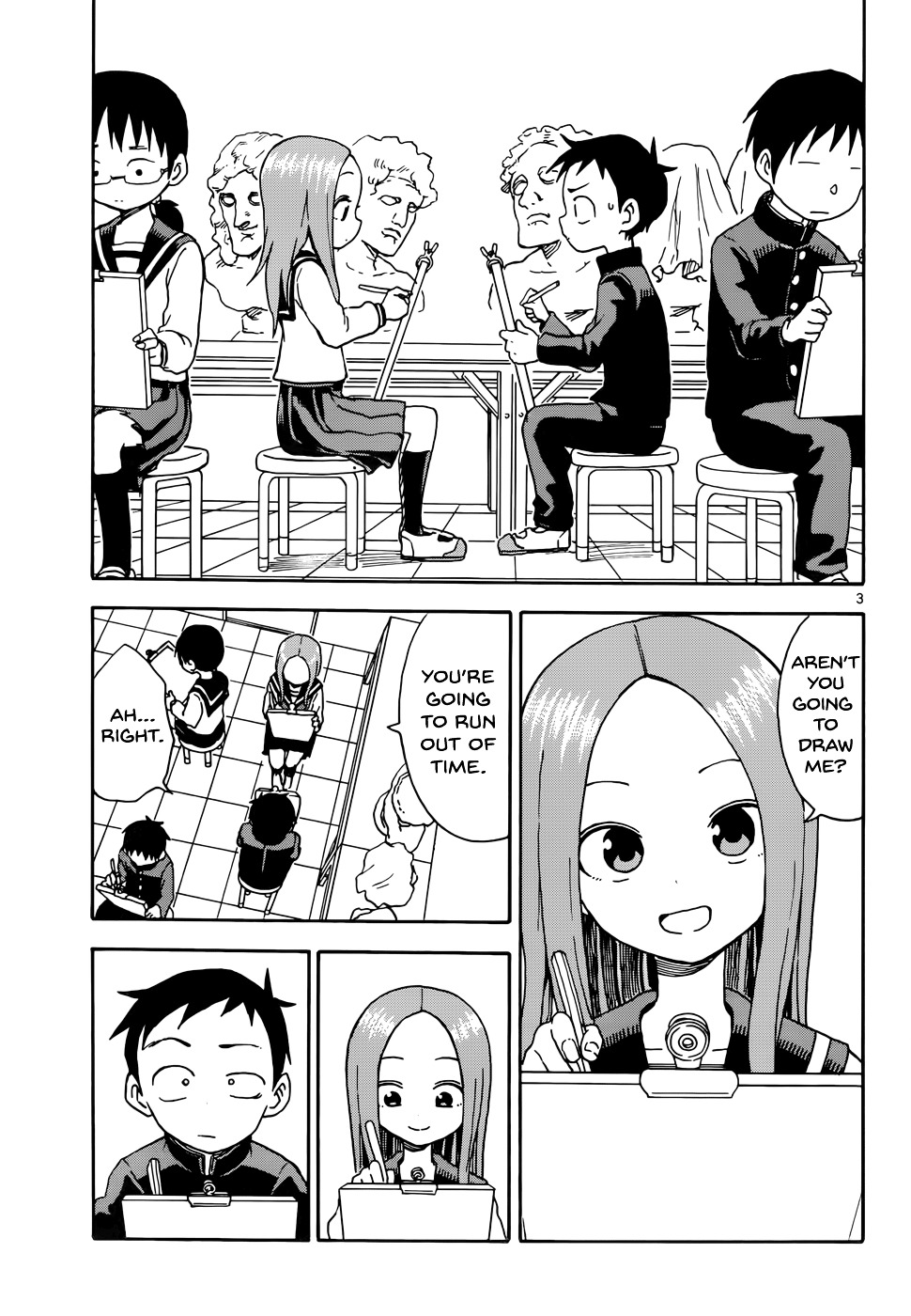 Karakai Jouzu No Takagi-San - Chapter 50 : Portrait