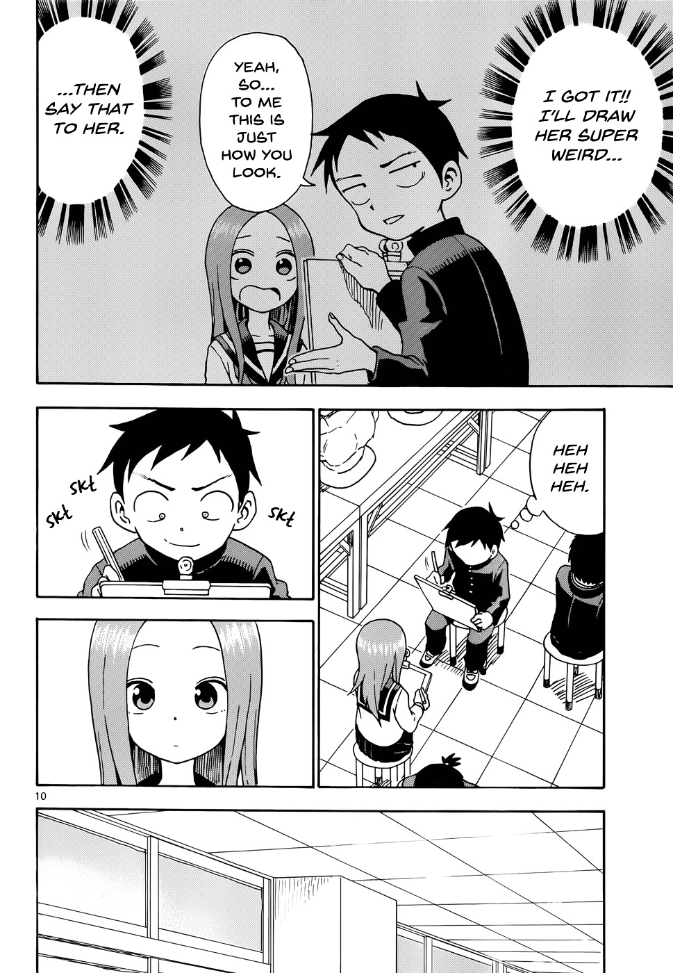 Karakai Jouzu No Takagi-San - Chapter 50 : Portrait