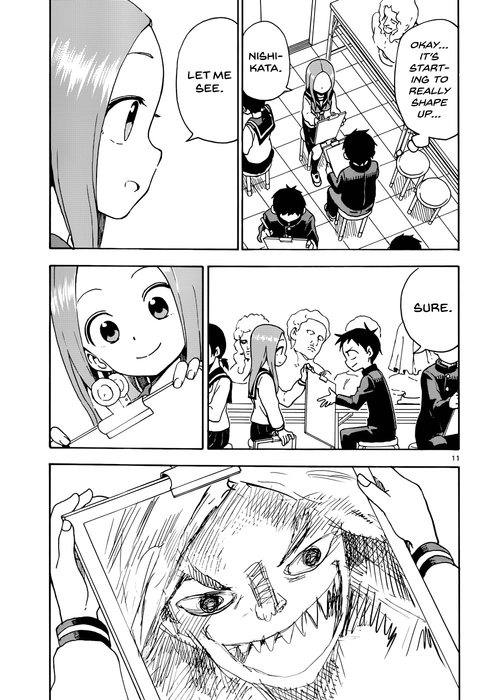 Karakai Jouzu No Takagi-San - Chapter 50 : Portrait