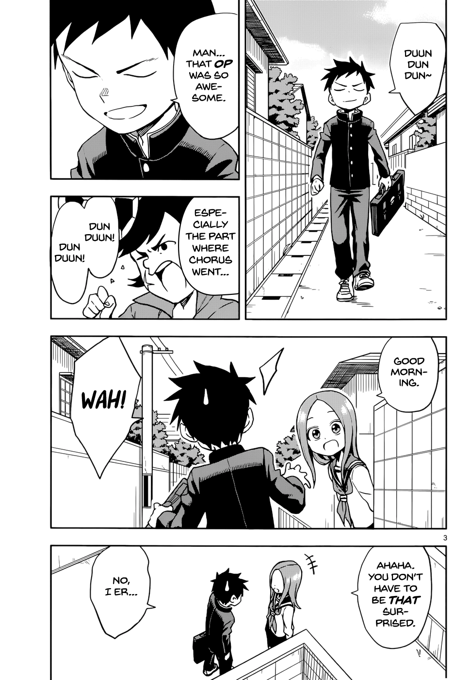 Karakai Jouzu No Takagi-San - Chapter 113: Chorus