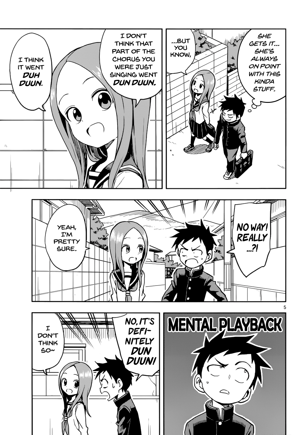 Karakai Jouzu No Takagi-San - Chapter 113: Chorus