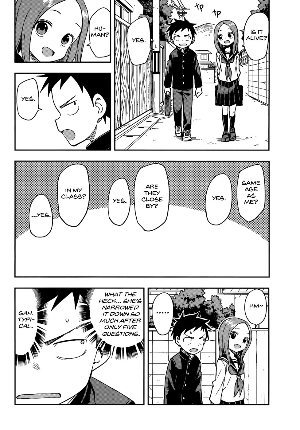 Karakai Jouzu No Takagi-San - Chapter 143