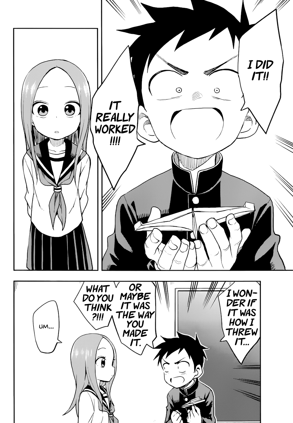 Karakai Jouzu No Takagi-San - Chapter 130: Paper Airplane