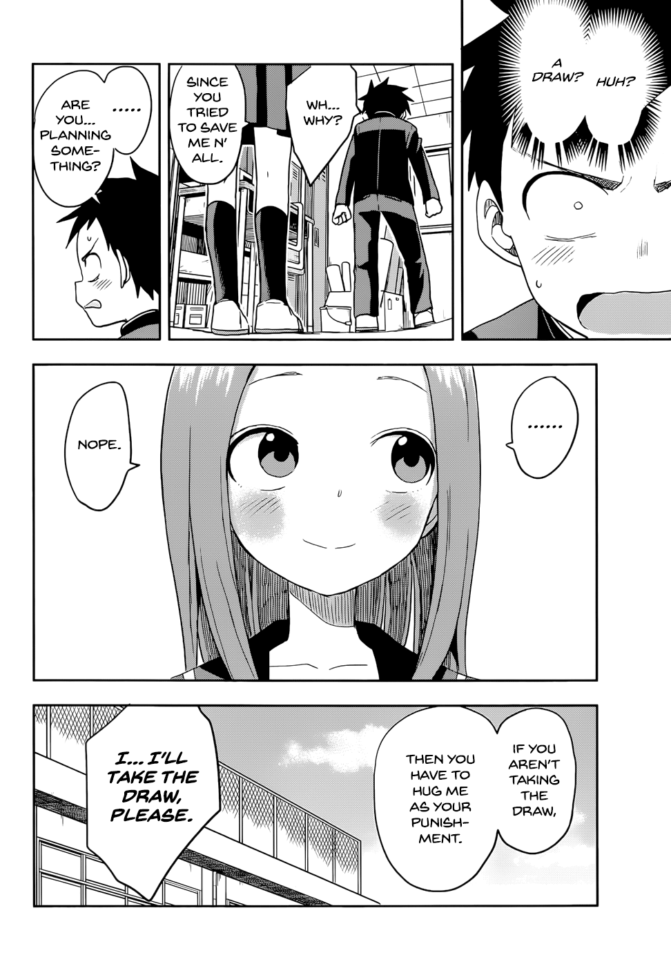 Karakai Jouzu No Takagi-San - Chapter 137: Using One's Strength