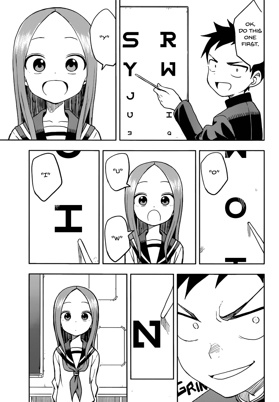 Karakai Jouzu No Takagi-San - Chapter 128: Vision Contest