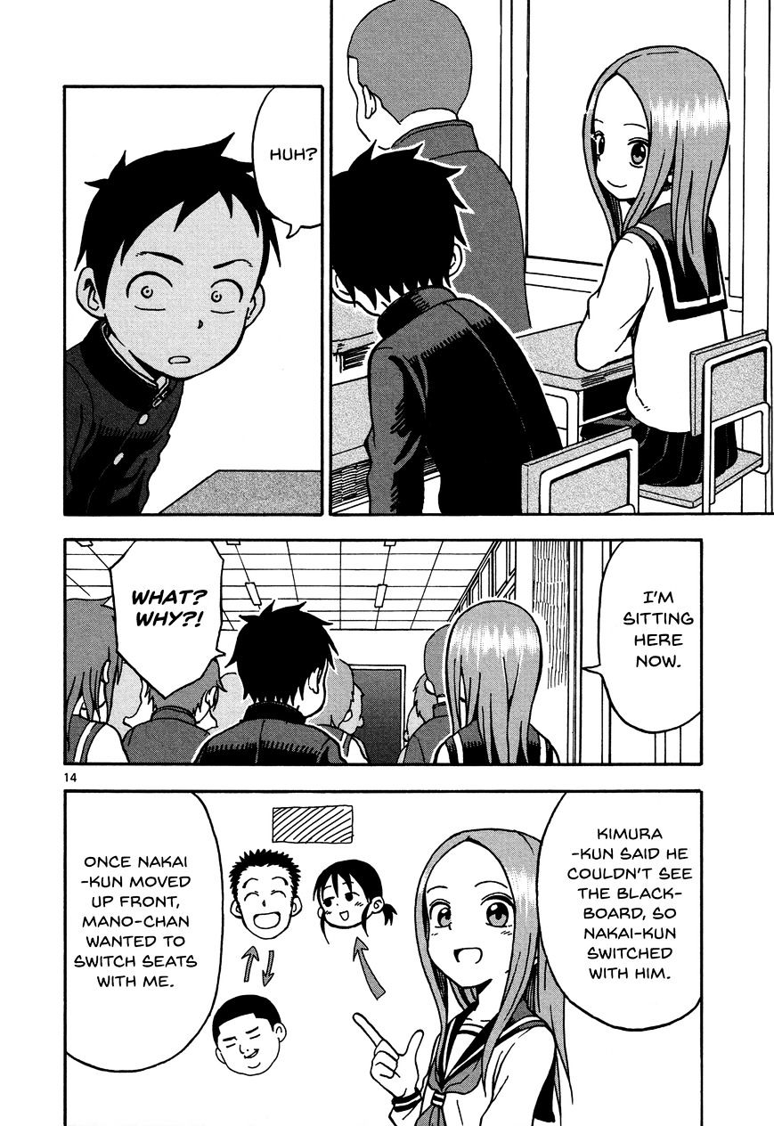 Karakai Jouzu No Takagi-San - Chapter 21 : Changing Seats