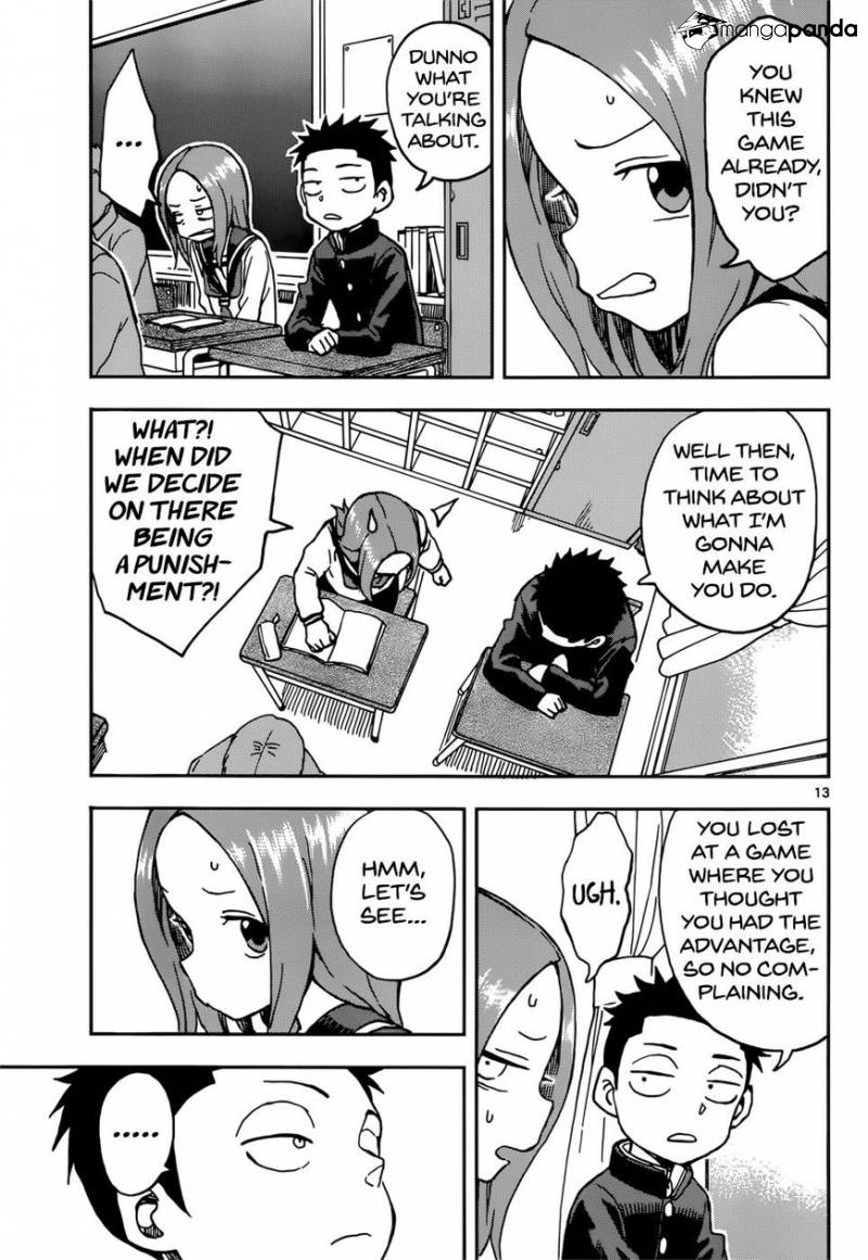 Karakai Jouzu No Takagi-San - Chapter 73