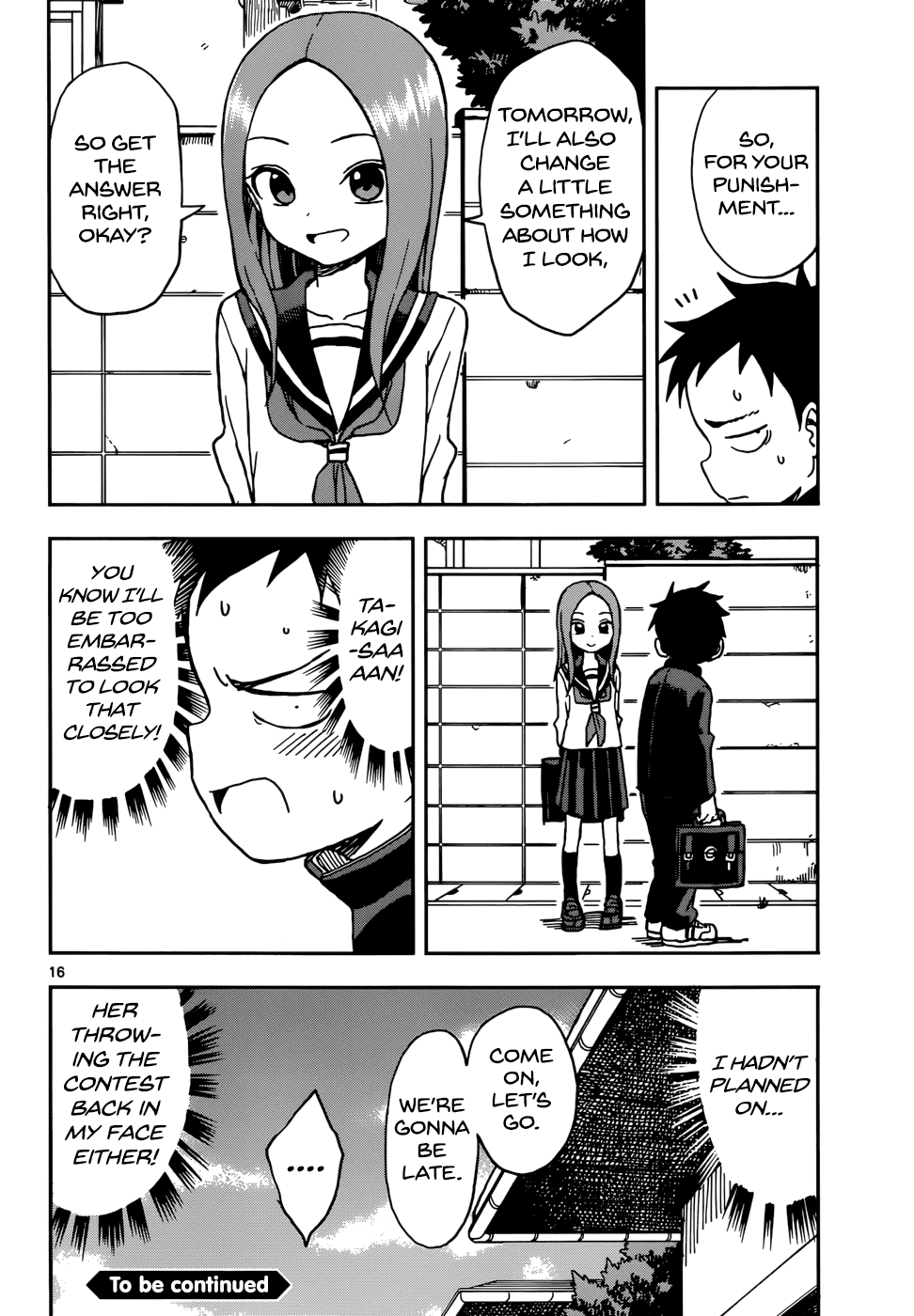 Karakai Jouzu No Takagi-San - Chapter 74