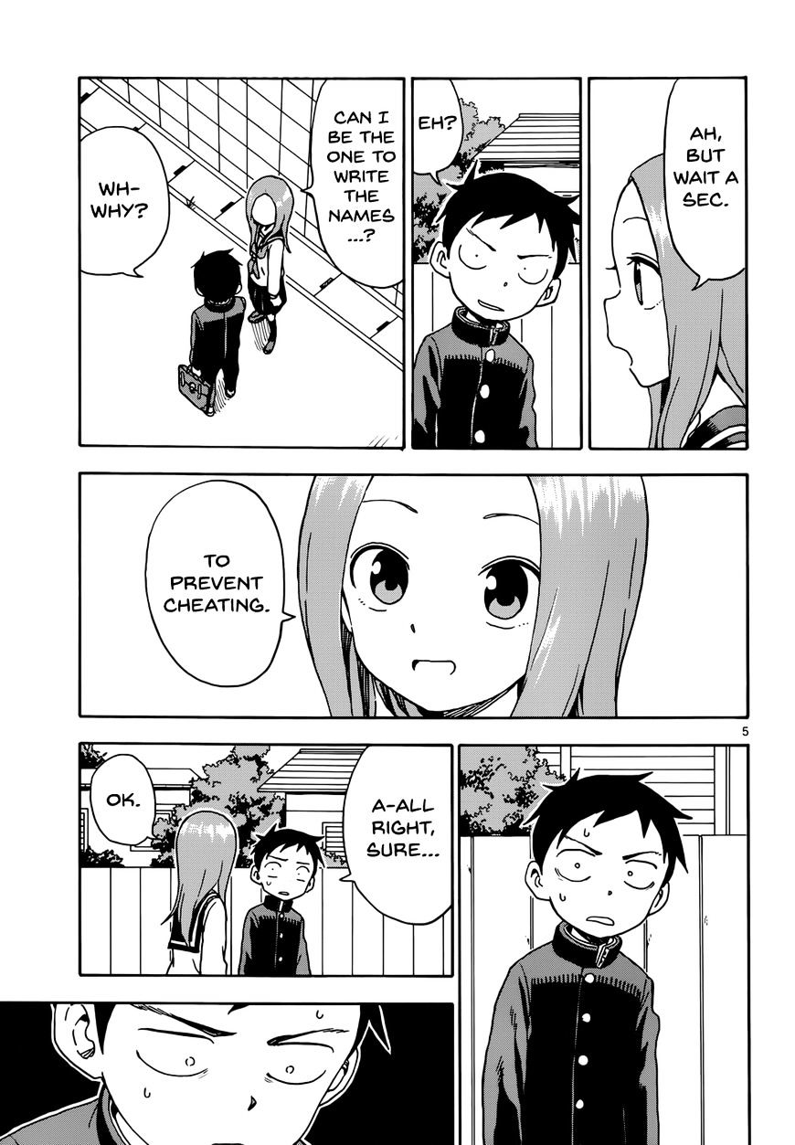 Karakai Jouzu No Takagi-San - Chapter 49 : Rock Kicking