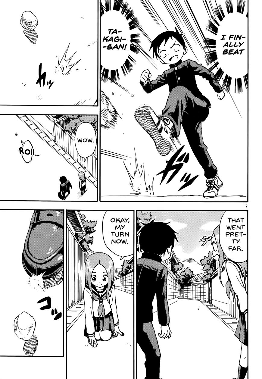 Karakai Jouzu No Takagi-San - Chapter 49 : Rock Kicking