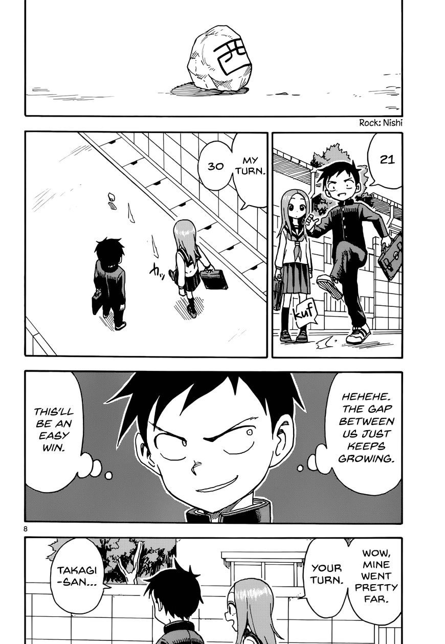 Karakai Jouzu No Takagi-San - Chapter 49 : Rock Kicking