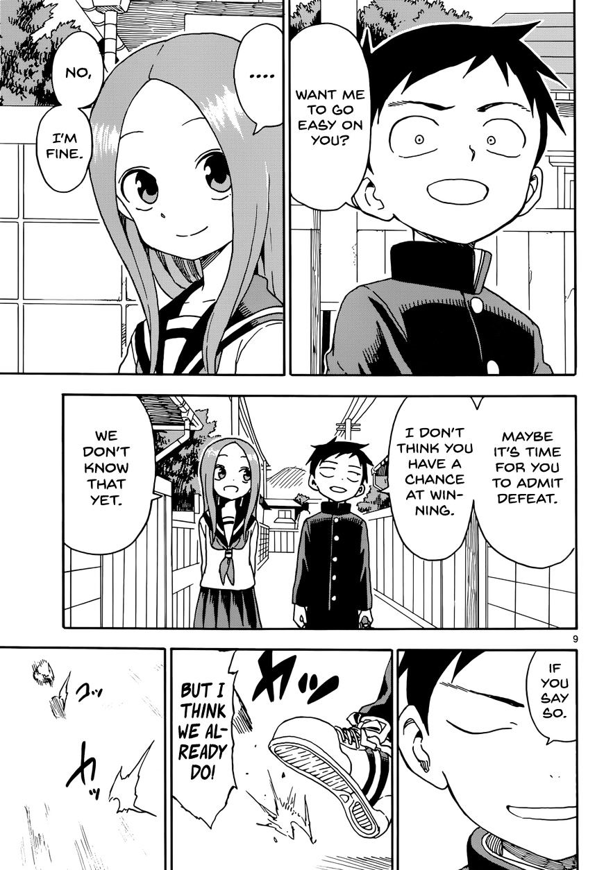 Karakai Jouzu No Takagi-San - Chapter 49 : Rock Kicking