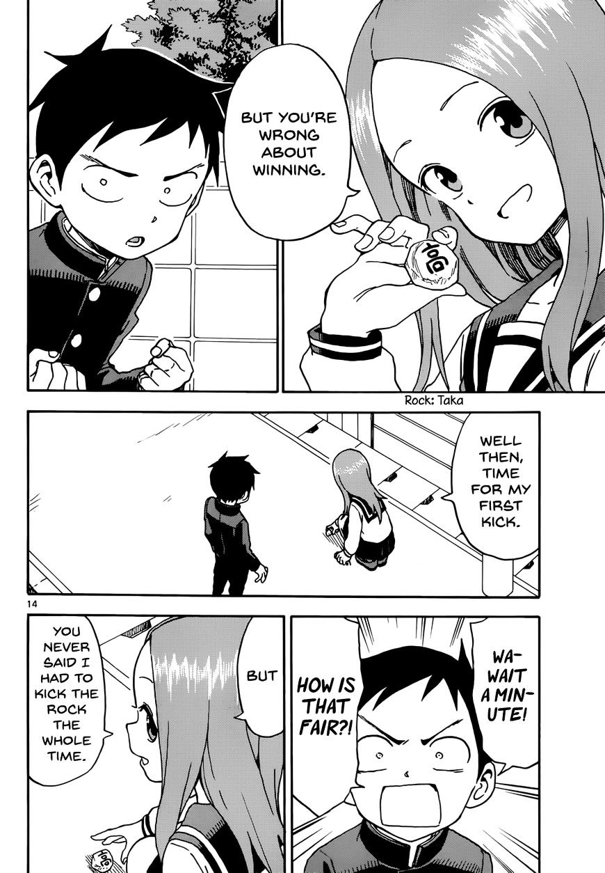 Karakai Jouzu No Takagi-San - Chapter 49 : Rock Kicking