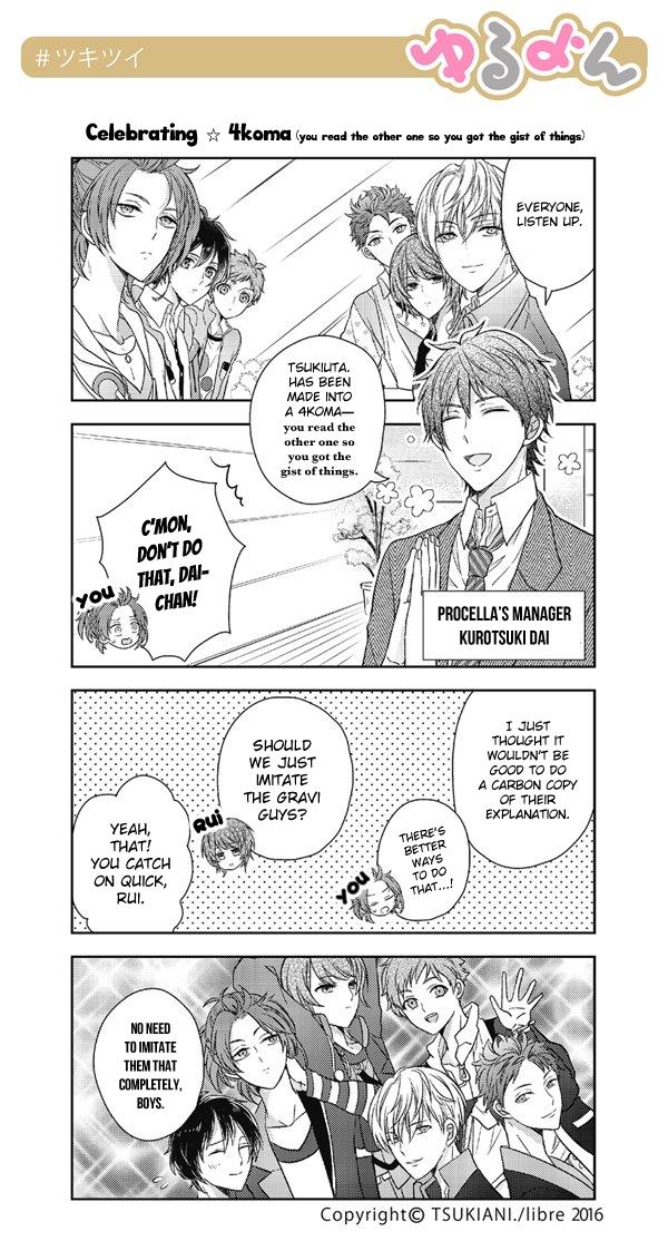 Tsukiuta. Tweet Manga -Tsukitwi.- - Vol.1 Chapter 9: Celebrating ☆ 4Koma (You Read The Other One So You Got The Gist Of Things)