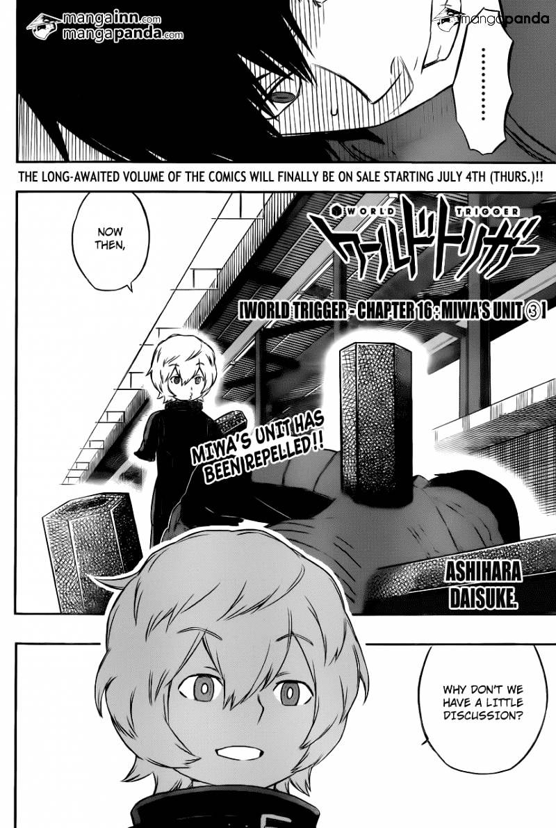 World Trigger - Chapter 16 : Miwa's Unit 3