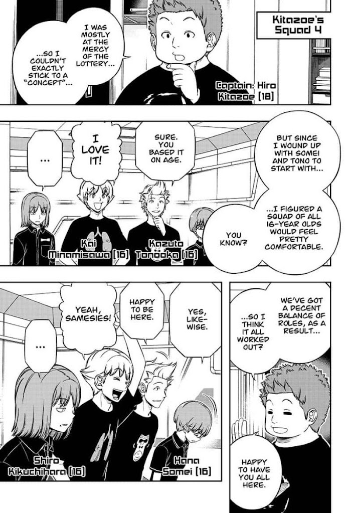 World Trigger - Chapter 207 The Away Mission Test : Part..