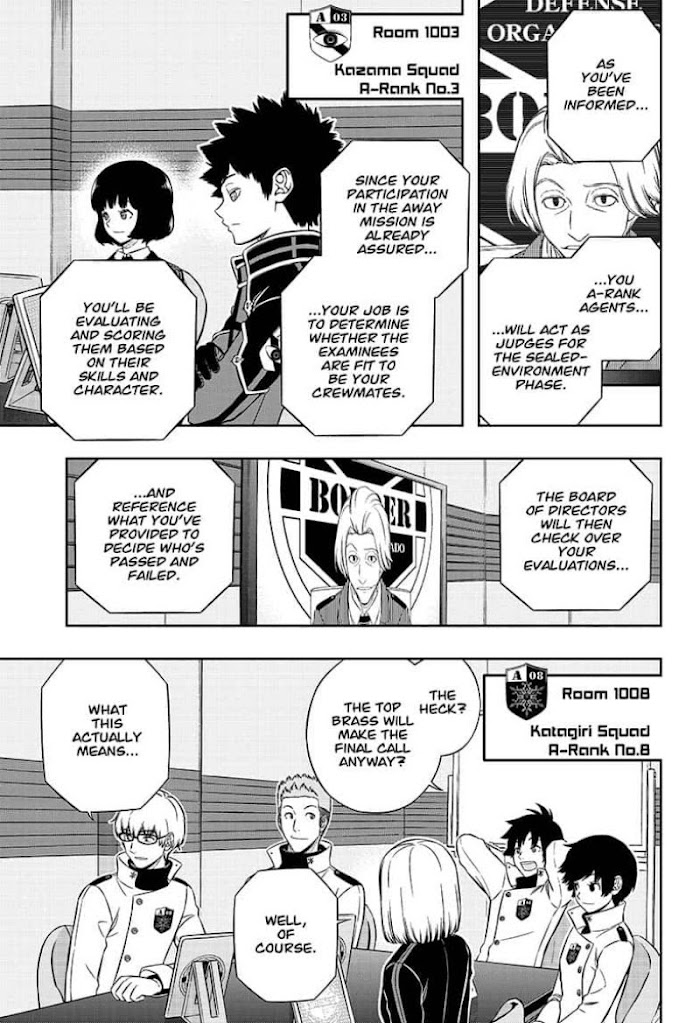 World Trigger - Chapter 206 The Away Mission Test: Part..