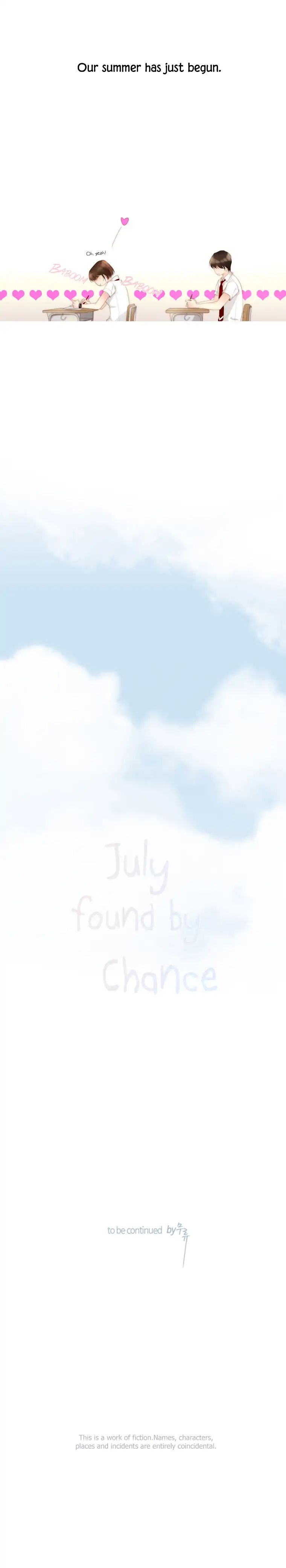 July Found By Chance - Chapter 10: Our Season