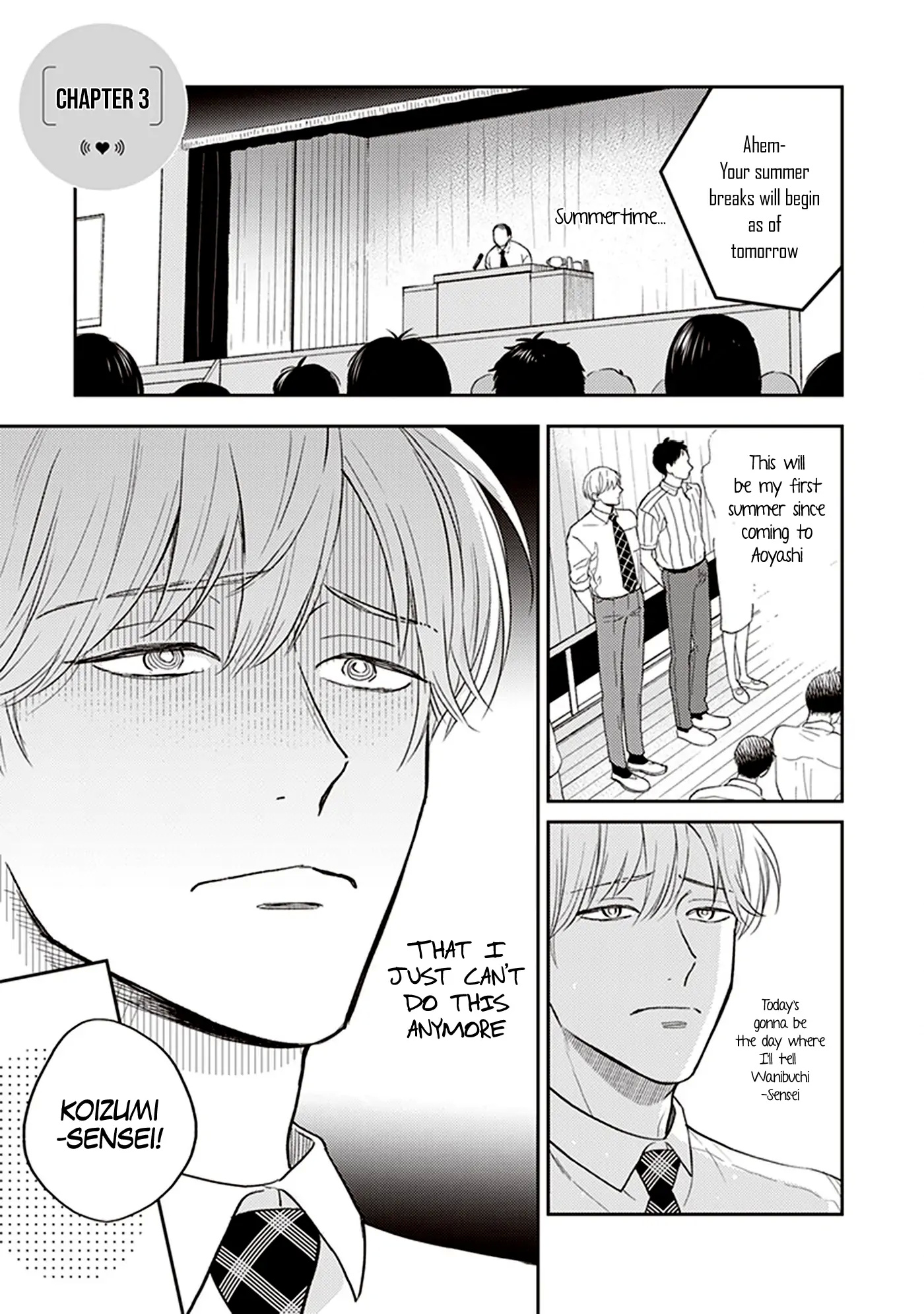 Koizumi-Sensei Doesn’t Want To Be Found Out - Chapter 3