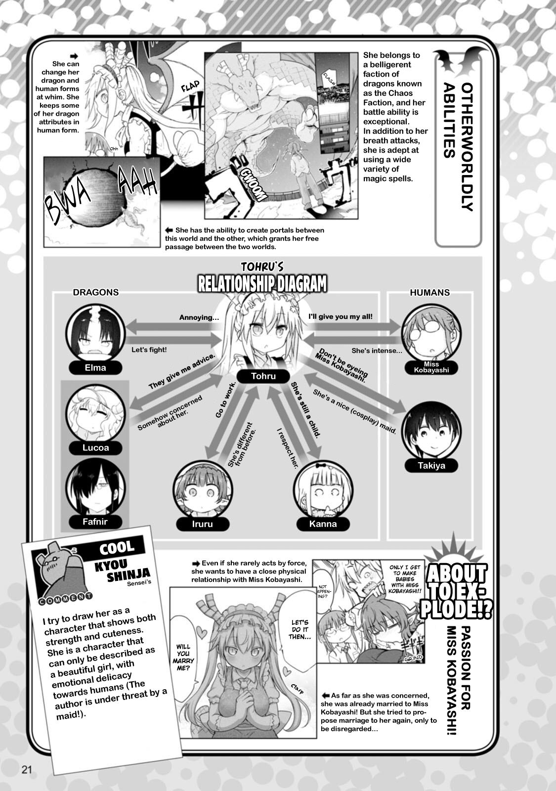 Kobayashi-San Chi No Maid Dragon Official Guidebook - Chapter 3: Tohru - Character Profile