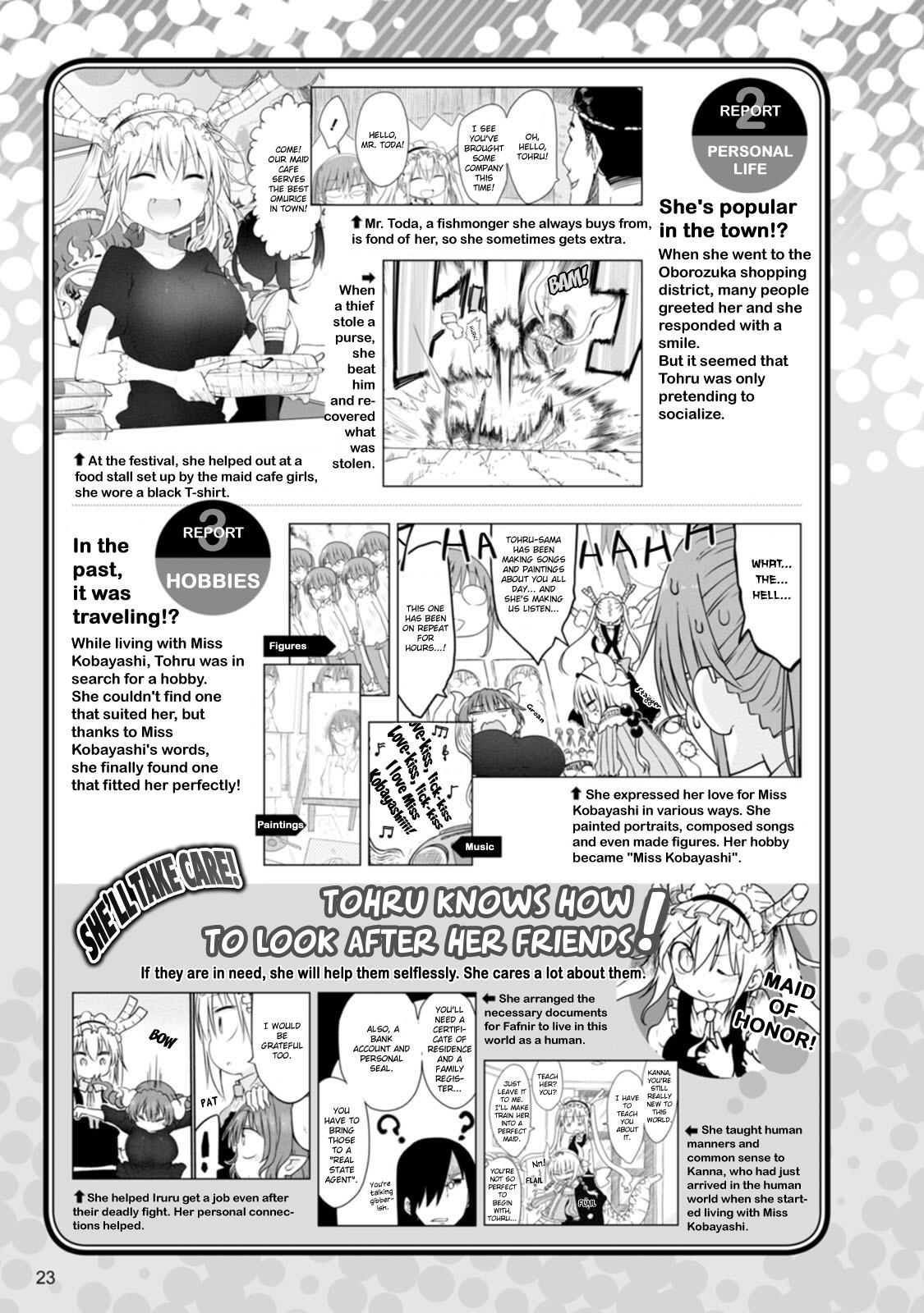 Kobayashi-San Chi No Maid Dragon Official Guidebook - Chapter 3: Tohru - Character Profile