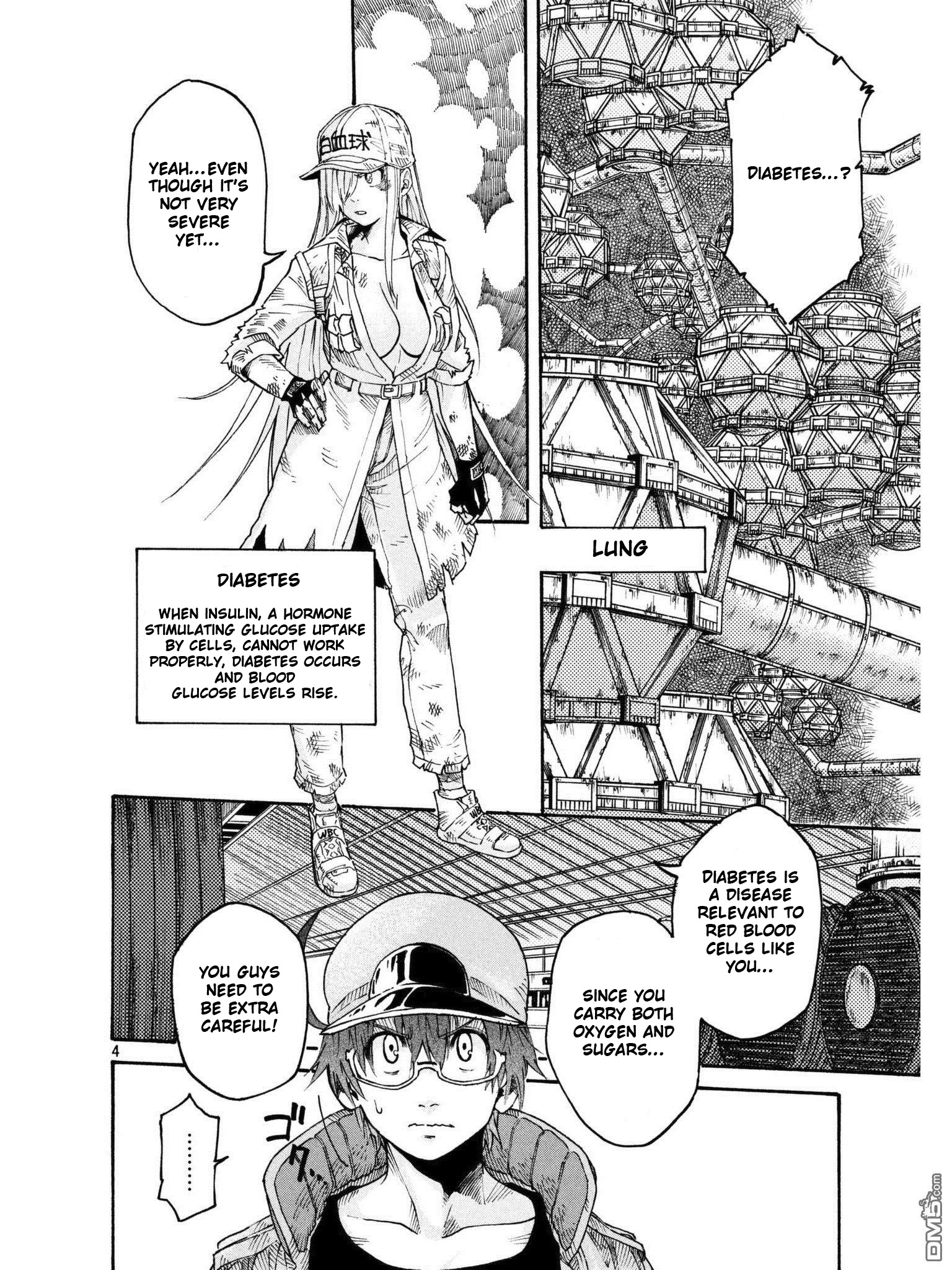 Hataraku Saibou Black - Chapter 18: Pancreas, Insulin, Collapse