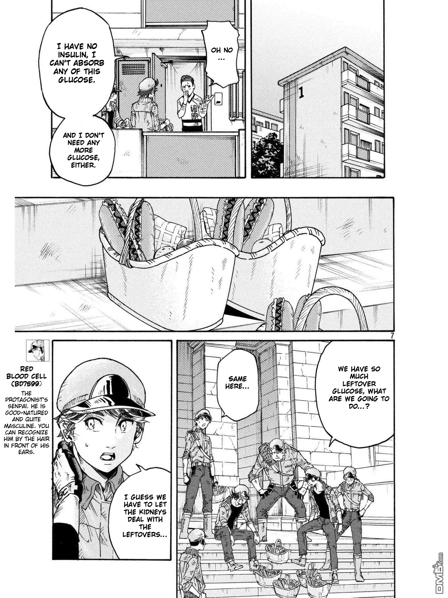 Hataraku Saibou Black - Chapter 18: Pancreas, Insulin, Collapse