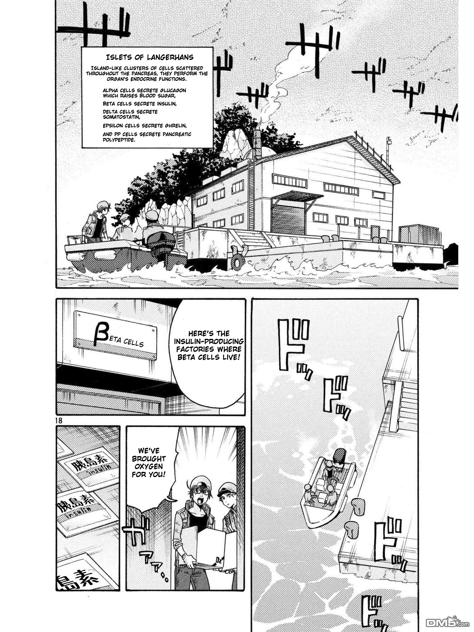 Hataraku Saibou Black - Chapter 18: Pancreas, Insulin, Collapse