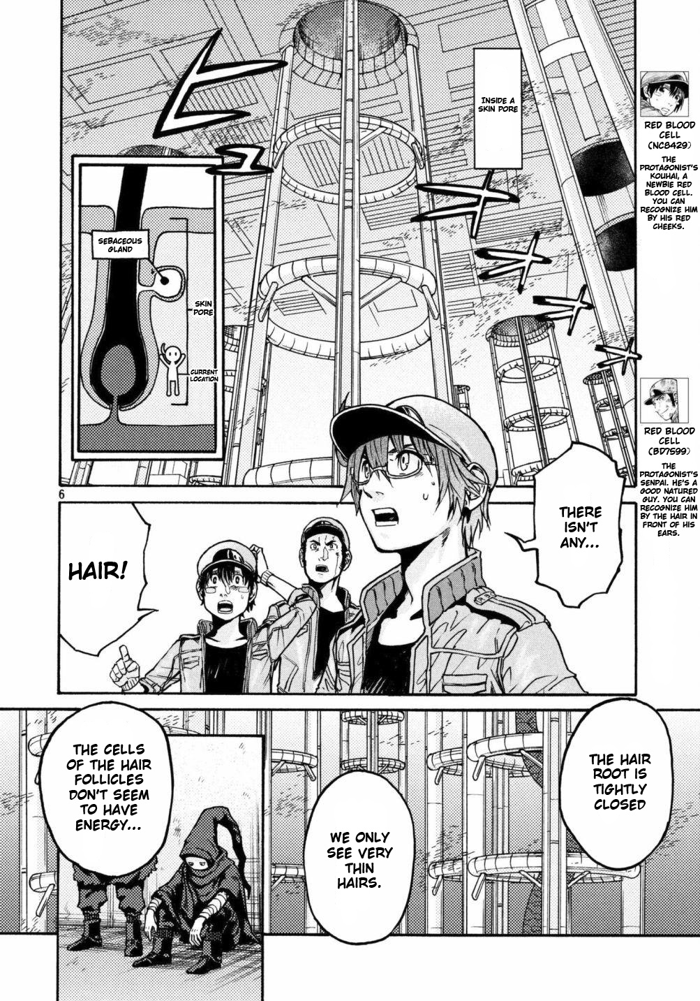 Hataraku Saibou Black - Vol.3 Chapter 15: Sebum, Nonenal , The Final Task