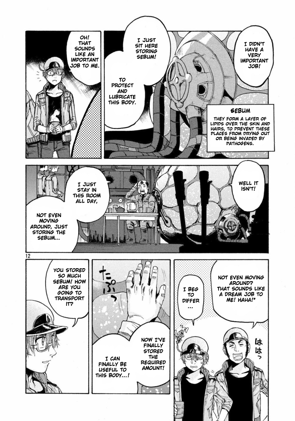 Hataraku Saibou Black - Vol.3 Chapter 15: Sebum, Nonenal , The Final Task