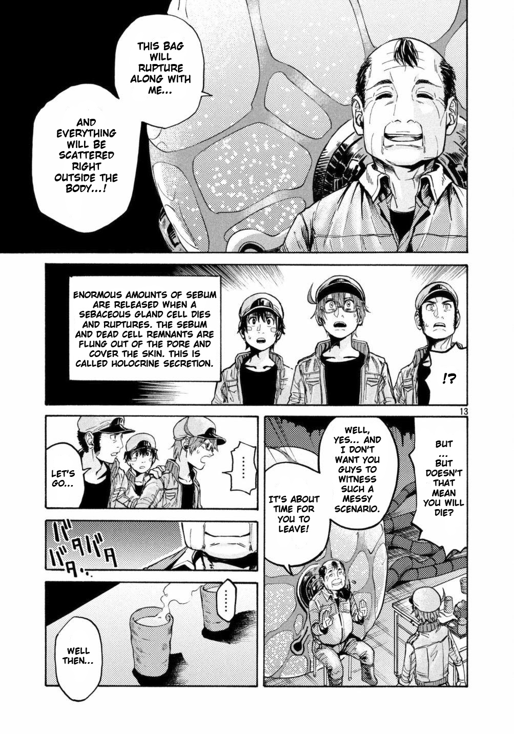 Hataraku Saibou Black - Vol.3 Chapter 15: Sebum, Nonenal , The Final Task