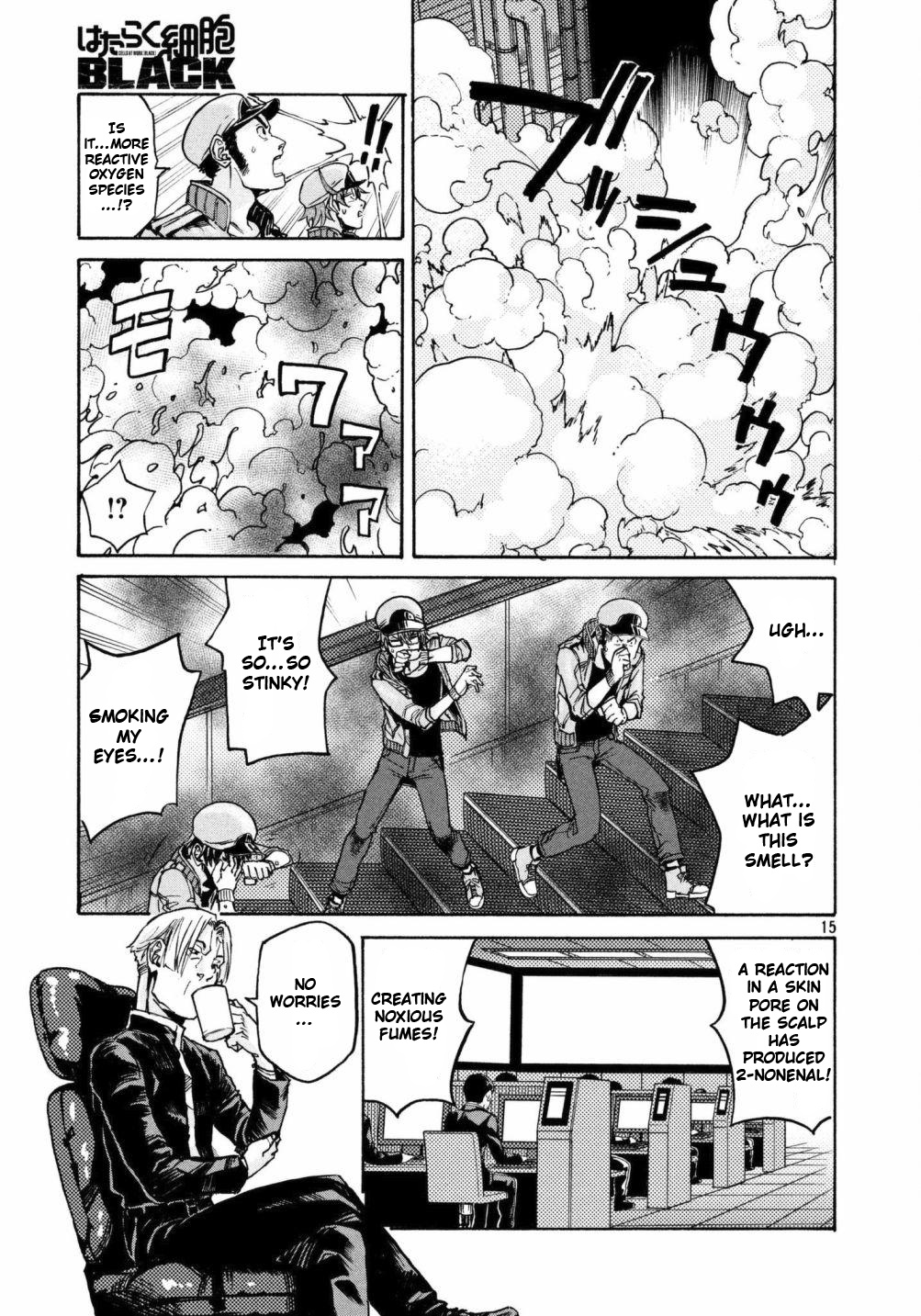 Hataraku Saibou Black - Vol.3 Chapter 15: Sebum, Nonenal , The Final Task