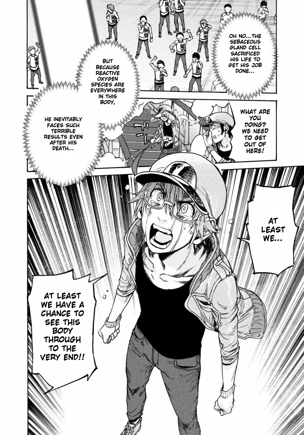 Hataraku Saibou Black - Vol.3 Chapter 15: Sebum, Nonenal , The Final Task