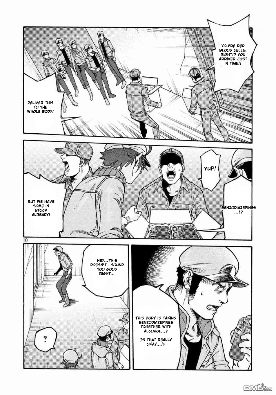 Hataraku Saibou Black - Vol.5 Chapter 31: Sleeping Pills, Alcohol, Requiem