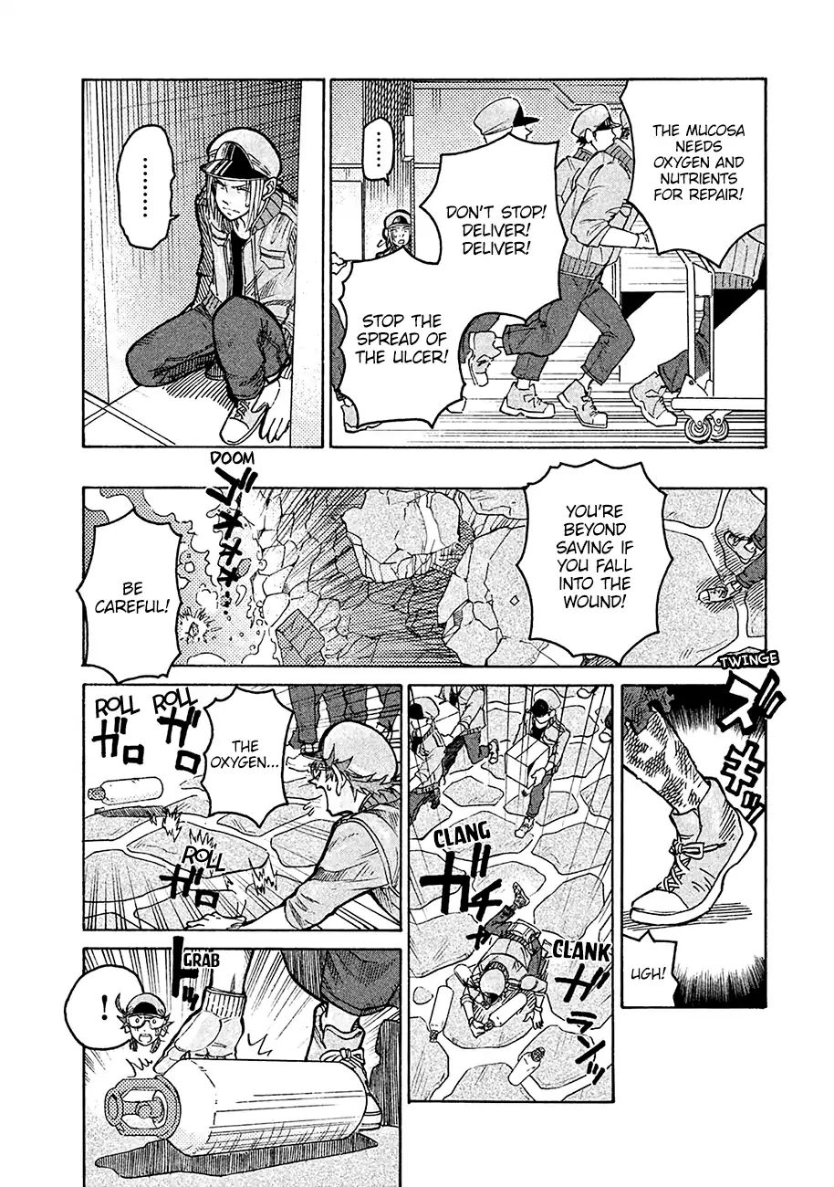 Hataraku Saibou Black - Vol.2 Chapter 7: Stomach Ulcer, Friendship And Loss